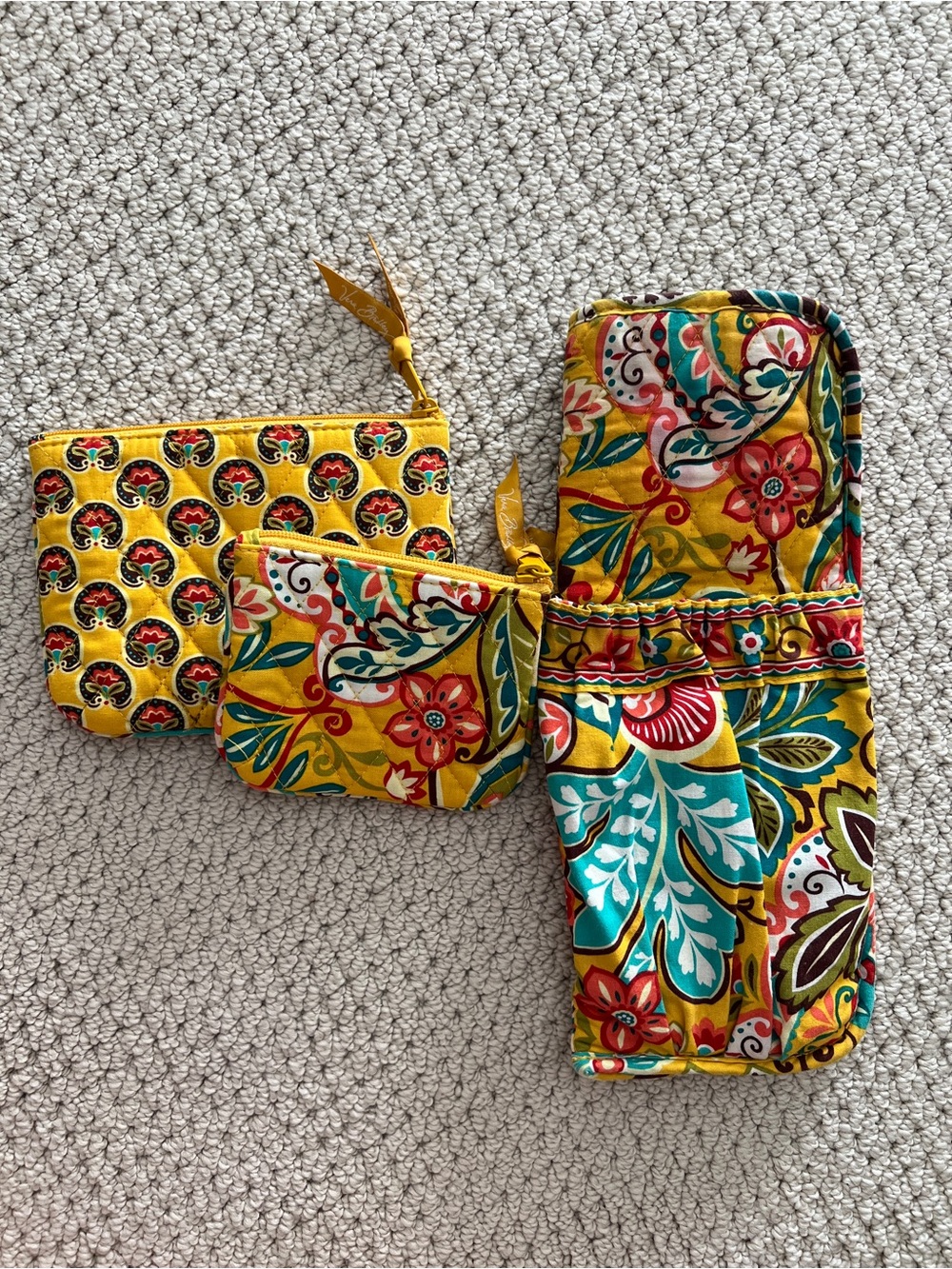Vera Bradley Provençal Travel Set